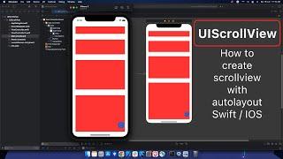 UIScrollview with AutoLayout using Storyboard Tutorial IOS/Swift