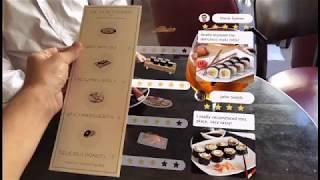 AR Restaurant Menu Concept made with ARKit