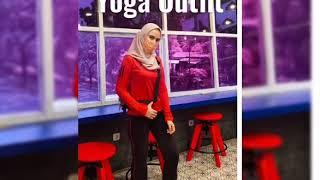 Outfit Yoga Hijaber Pakaian Yoga hijab