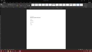 How to auto make table of contents - Word 2013/2016