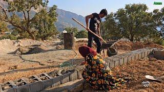 Nomadic Life: Cement Work on the Walls and Sharing Tea, Sugar, and Fruit