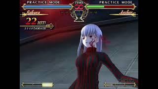 [Fate/Unlimited Codes] Sakura: hips shaking ToD (10k Damage)