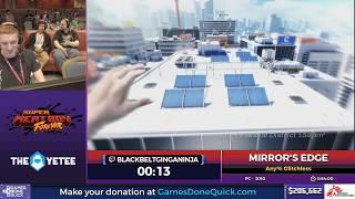 Mirror's Edge Any% Glitchless @ SGDQ 2017 by Blackbeltginganinja