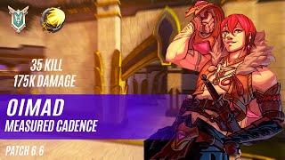 35 KILL 175K DAMAGE OIMAD CASPIAN PALADINS COMPETITIVE (MASTER) MEASURED CADENCE