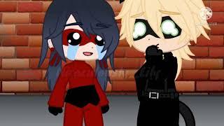 How chat noir/adrien found out Marinette has a Crush on him || MLB gacha