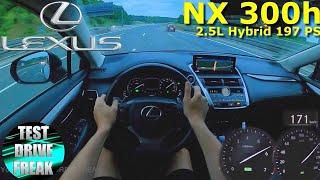 2017 Lexus NX 300h 197 PS TOP SPEED AUTOBAHN DRIVE POV