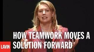 Motivational Speaker Yvonne Camus: How Teamwork Moves a Solution Forward