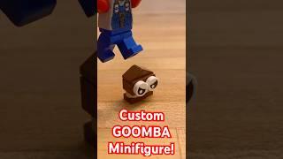 Building a Lego Mario Goomba in Minifigure Scale