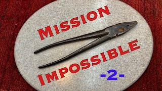 Mission Impossible 2 - Diamond Edge Plier Restoration.  Plus- Show & Tell- Roller Skates!