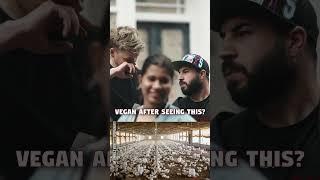 "Imagine being born into a cage just because someone wants a chicken sandwich" 