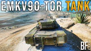 Battlefield 2042 - INSANE EMKV90-TOR Railgun Tank Gameplay (4K 60FPS)