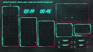 ANIMATED NEON STREAM OVERLAY PACKAGE UPDATED!