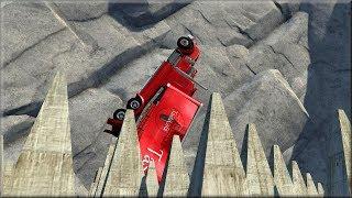 BeamNG Drive - The Spike Pit Of Death Returns to Insane Testing - Insanegaz