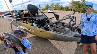 Taking the Native Slayer Propel Max fishing kayak for a spin             #bassfishing