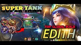 MOBILE LEGENDS x EDITH - TANK PERFECTION - BEST TANK BUILD - EDITH vs BADANG