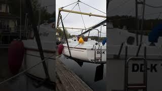 Cospudener See Pier 1 -- Auskranen meiner Neptun 22