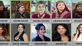 Diriliş Ertuğrul Actresses Real Names and Pictures