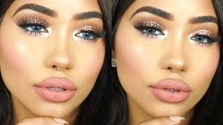 EASY & SOFT  DATE NIGHT GLAM MAKEUP TUTORIAL | Melly Sanchez