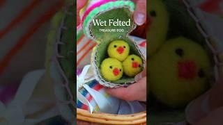 DIY: Wet Felted Treasure Egg