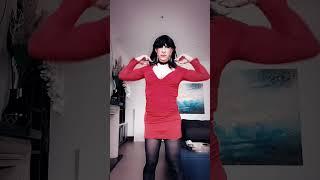 loving this red bodycon dress. #crossdressing, #crossdresser, #transvestite, #boy2girl,