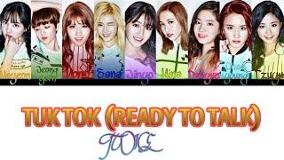 TWICE - TUK TOK (READY TO TALK)| Color Coded Lyrics [Han/Rom/Eng] #twice #colorcodedlyrics #tuktok