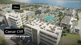 Caesar Cliff construction progress 08 2023, Northern Cyprus