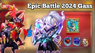 Castle Clash Epic Battle 2024 | Serratica Vs Flutterelle | Castle Clash Gameplay