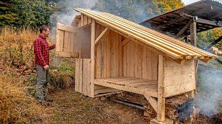 HOW TO BUILD A SMOKEHOUSE - Start to Finish Timelapse