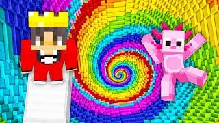 NOOB vs PRO: EXTREME RAINBOW DROPPER Challenge In Minecraft!