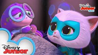 Bitsy's Left Behind  | Music Video | SuperKitties | @disneyjr