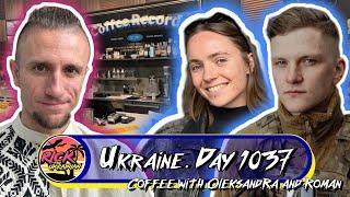 Ukraine. Day 1037 (Dec 26th 2024) Coffee-shop stream with Oleksandra from Mariupol &@RomanTrokhymets