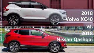2018 Volvo XC40 vs 2018 Nissan Qashqai (technical comparison)