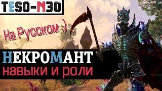 ВСЕ НАВЫКИ НЕКРОМАНТА наглядно и на Русском. TESO(2019)