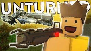 RAIDING A GIANT SPACE SHIP - Unturned Funny Moments! (Unturned Mods + RP)