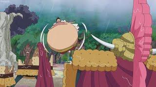 Luffy eats biscuit warriors