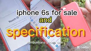 IPHONE 6S for sale #2024 #smartphone #specifications