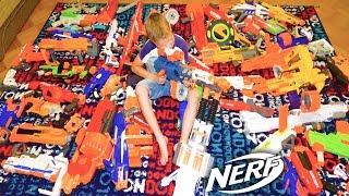 НАШ НЕРФ АРСЕНАЛ. MY NERF ARSENAL. BROS SHOW