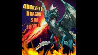 Аккаунт в Dragon sim на 1000 lvl !