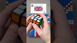 Making The UK  With Rubik’s Cubes