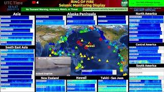 Ring of Fire - USACAN Realtime Seismic Monitoring