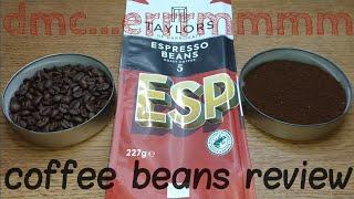 Taylors Of Harrogate Espresso Coffee Beans Review.