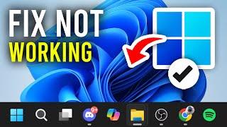 How To Fix Windows 11 Taskbar Not Working - Full Guide