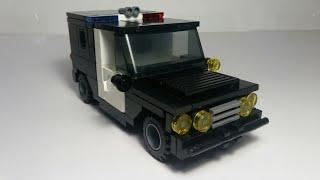 Сборка полицейского джипа из Лего.Instruction Lego police interceptor.