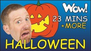 Halloween Songs + MORE Stories for Kids | English for Children | Steve and Maggie