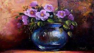 How I Paint Still life Just By 4 Colors Oil Painting Still life Step By Step 116 By Yasser Fayad