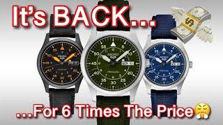 Seiko Brings Back The Beloved SNK809 And Charges 6 Times The Price For It... Typical Seiko. (SRPH29)