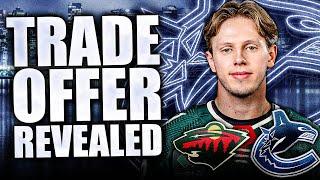 CANUCKS OFFICIAL TRADE OFFER REVEALED FOR MARCO ROSSI: MINNESOTA WILD REJECTED