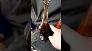 The difference between Viking and LE Smith Six Petal Swung glass vases! 