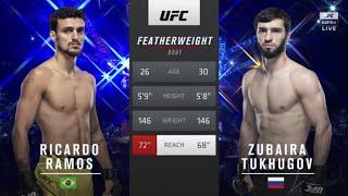 UFC 267: Zubaira Tukhugov VS Ricardo Ramos