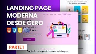 Como hacer Web Moderna solo con HTML - CSS - JS y PHP |Parte 1| Desde cero